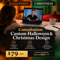 Custom Halloween and Christmas design consultation - Niagara PumpkinGuy